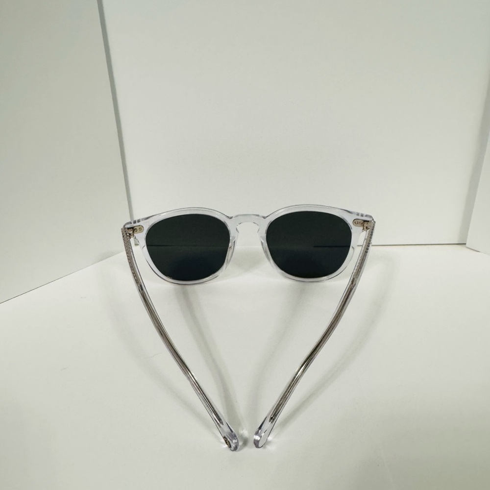 Electric Oak Sunglasses Clear Frame Grey Polarized Lens - Picture 4 of 8